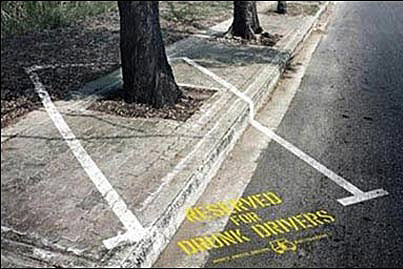 Funny Sign - Drunk Parking