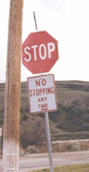 Funny Sign - Stop